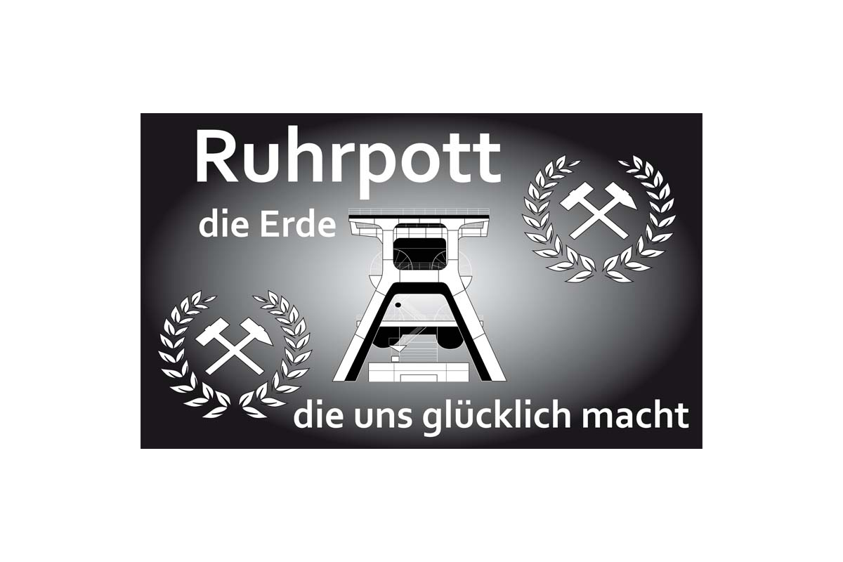Ruhrpott F29 Städtenamen Flagge 90x150cm 