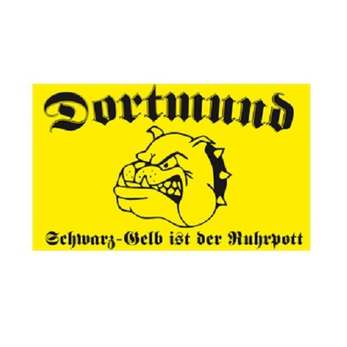 Dortmund - schwarz/gelb ist der Ruhrpott Fahne (F57)