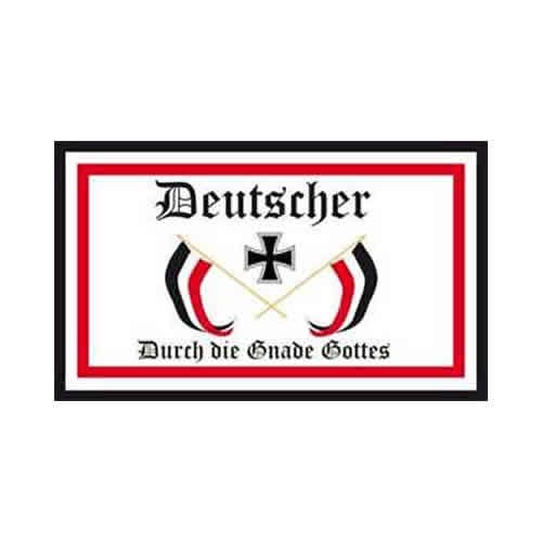 DH1 - Deutscher durch die Gnade Gottes Fahne XXL 150 x 250cm