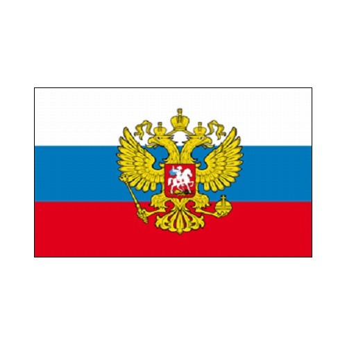 Russland Wappen Fahne (L52)