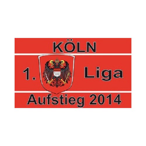 Köln - Aufstieg 2014 Fahne (F18)