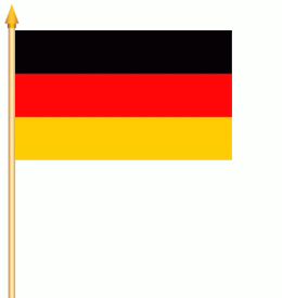 2er Set Deutschland Stockfahne