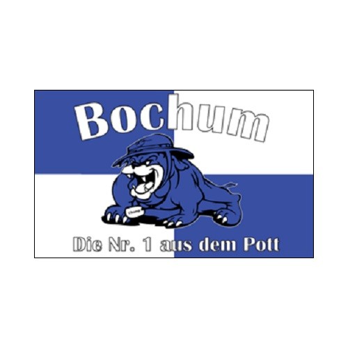 Bochum Bulldogge - Die Nr.1 aus dem Pott Fahne (F36)