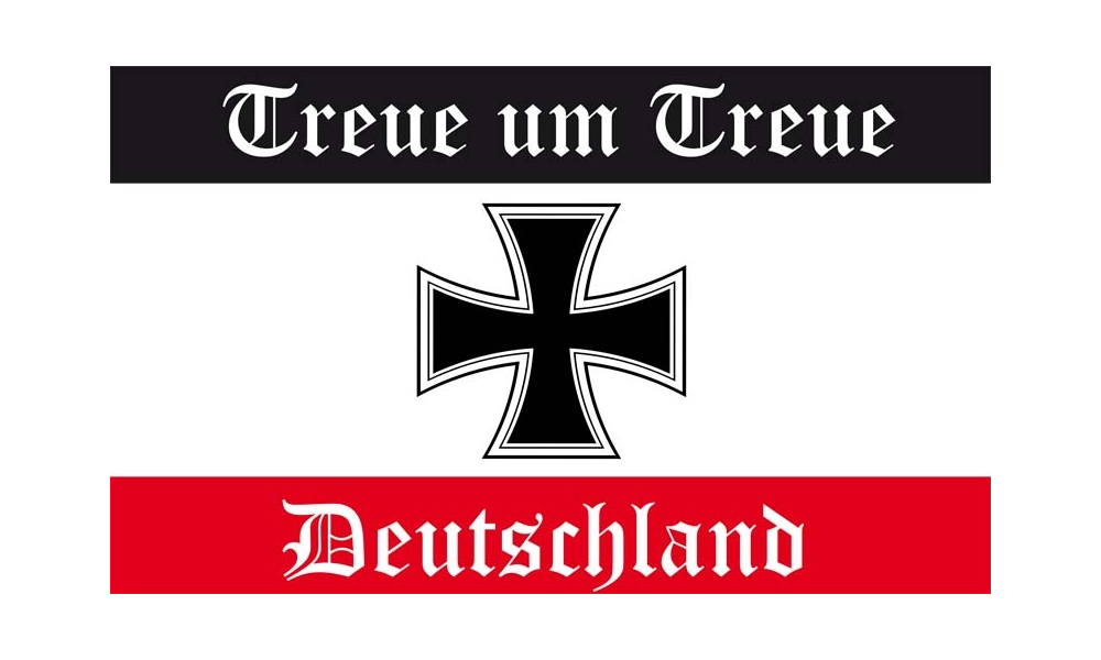 Reichsadler mit eisernem Kreuz 90 x 150cm DR-17 Fahne Flagge Deutsches Reich