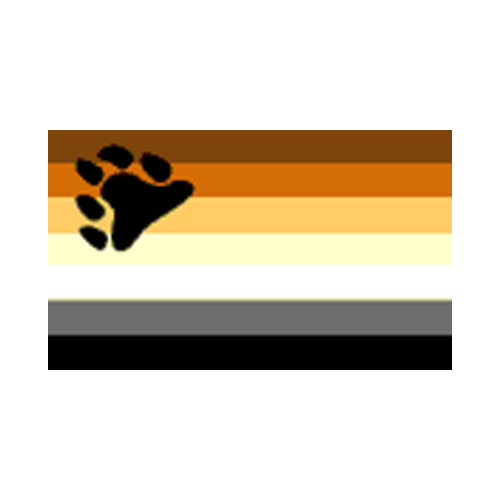 Gay Pride Bear Fahne (V06)